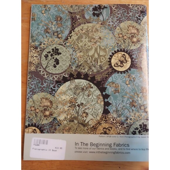 Floragraphix II Quilt Designs Pattern Book By Jason Yenter - Picture 2 of 2